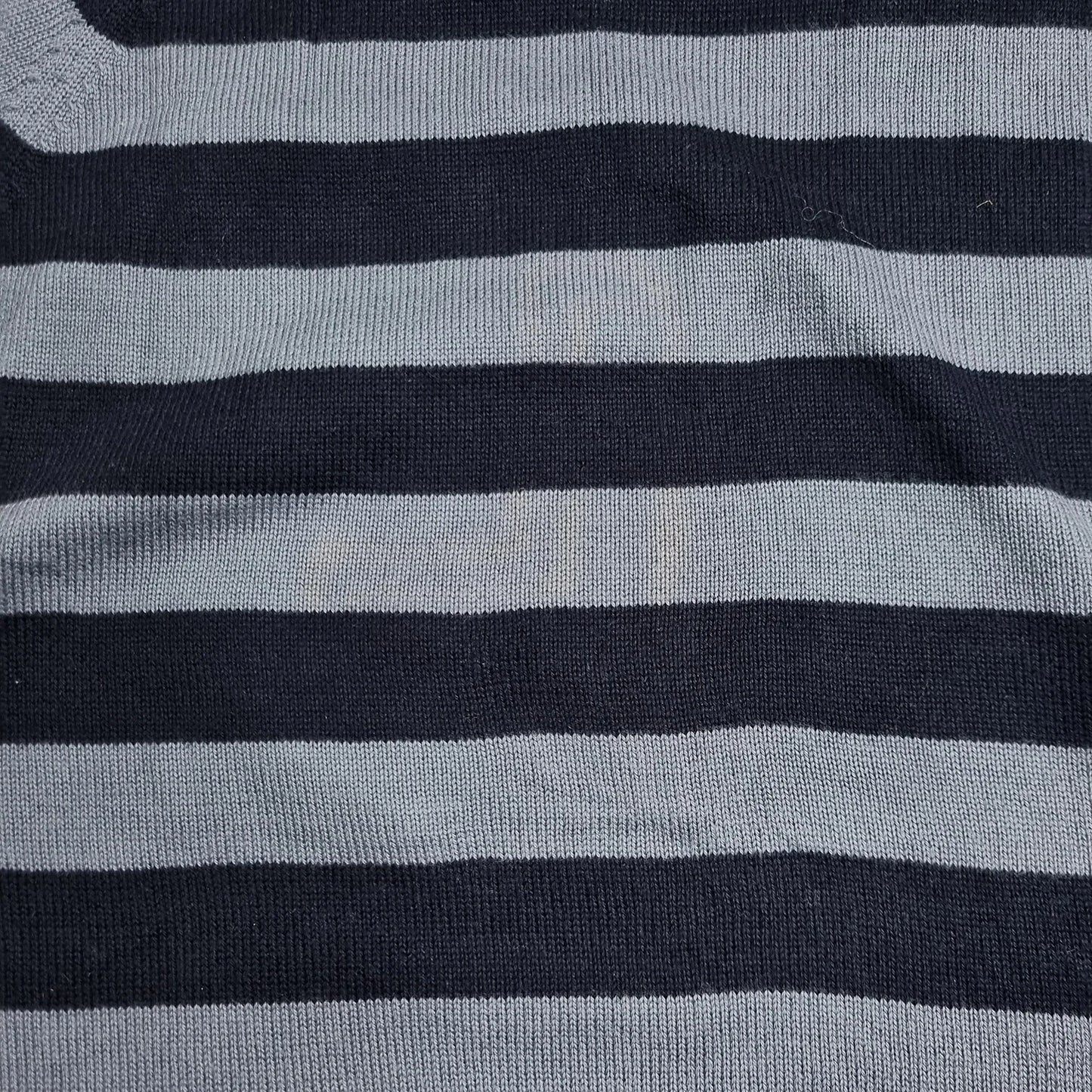 Lacoste “L” Striped Sweater Navy / Grey (XL)