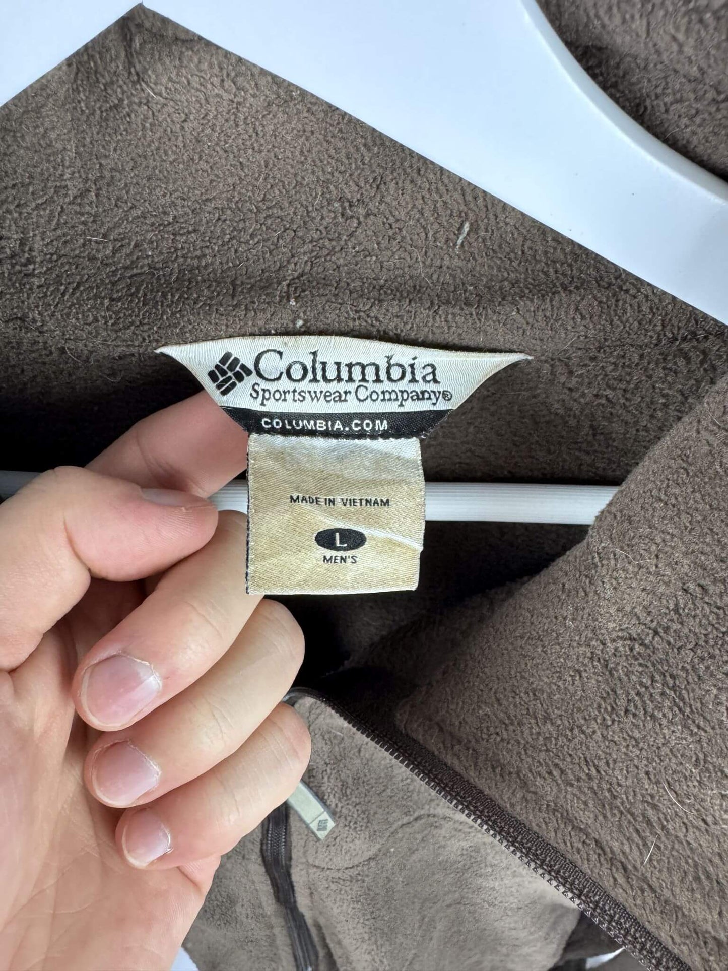 Columbia Fleece Jacke Braun (L)