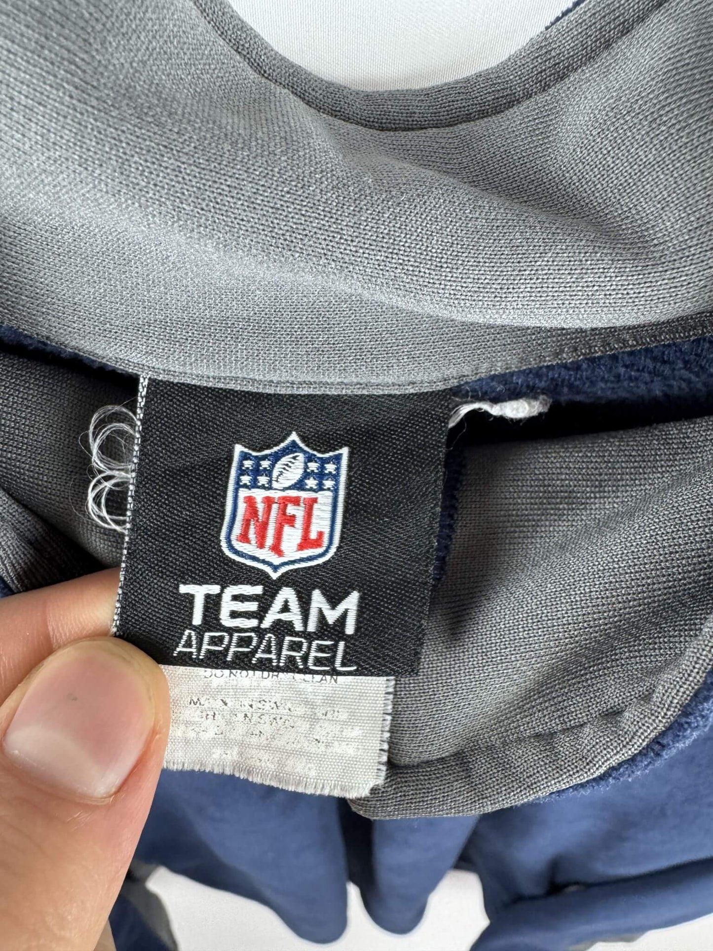 NFL Bears 1/4 Zip Fleece Blau (M)
