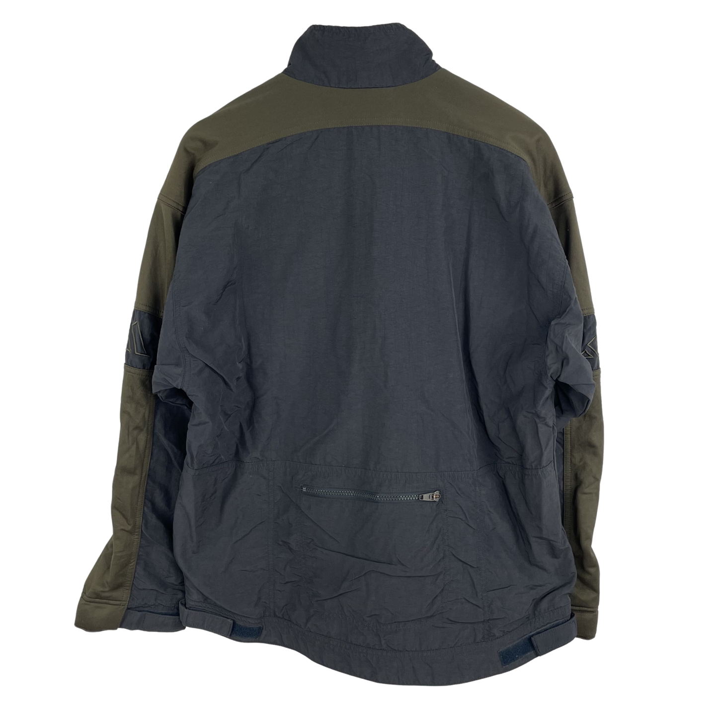 2000s Adidas Utility-Jacke Schwarz/Olive (M)