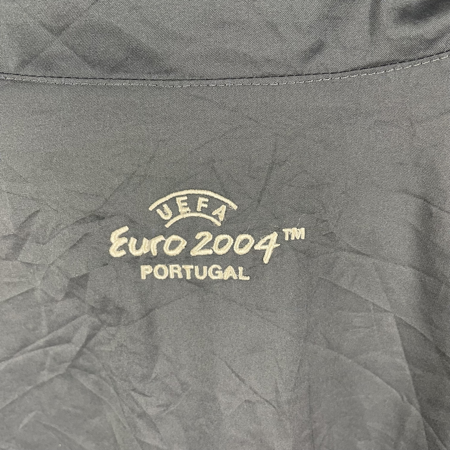 Adidas Euro 2004 Portugal Windbreaker Dunkelgrau (L)