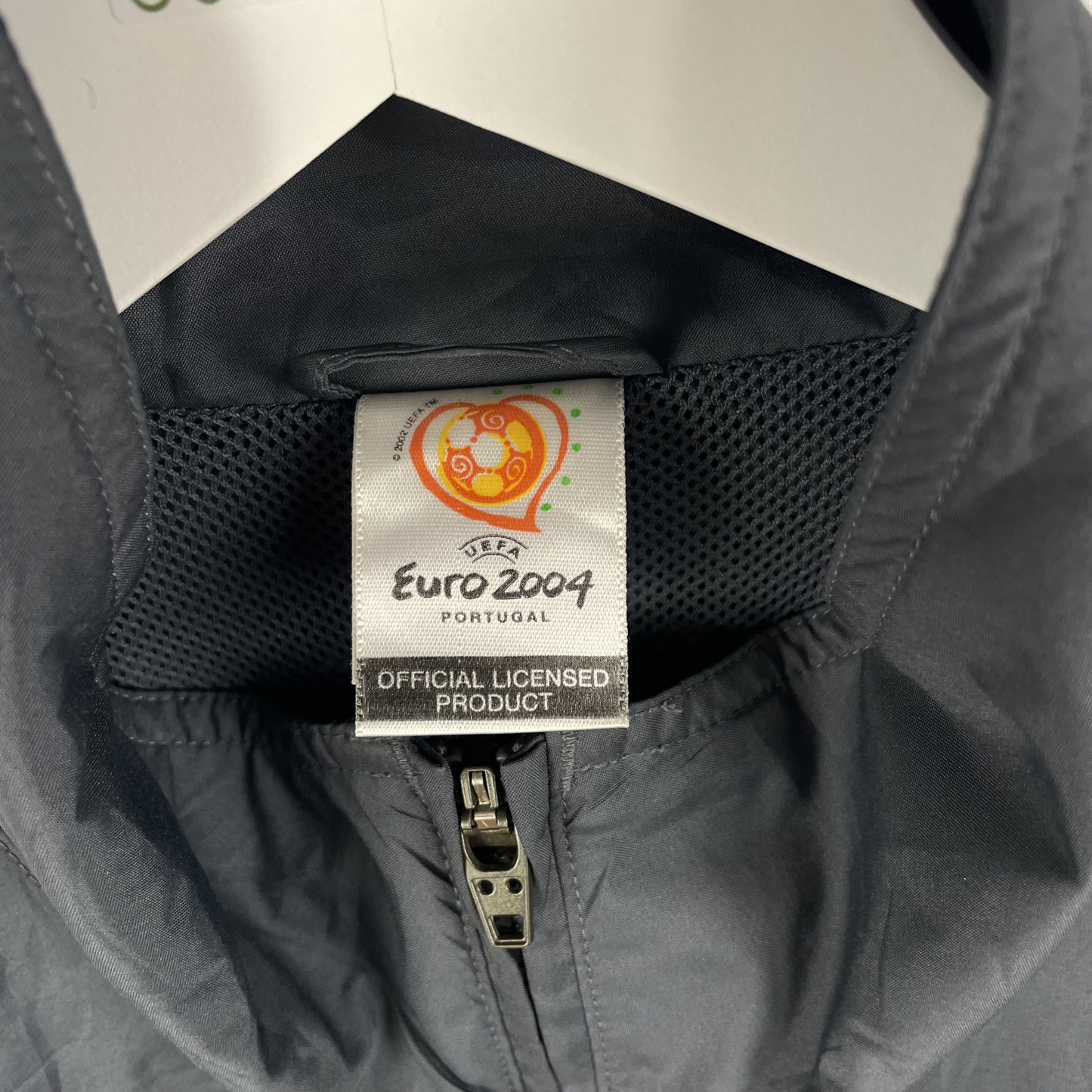Adidas Euro 2004 Portugal Windbreaker Dunkelgrau (L)
