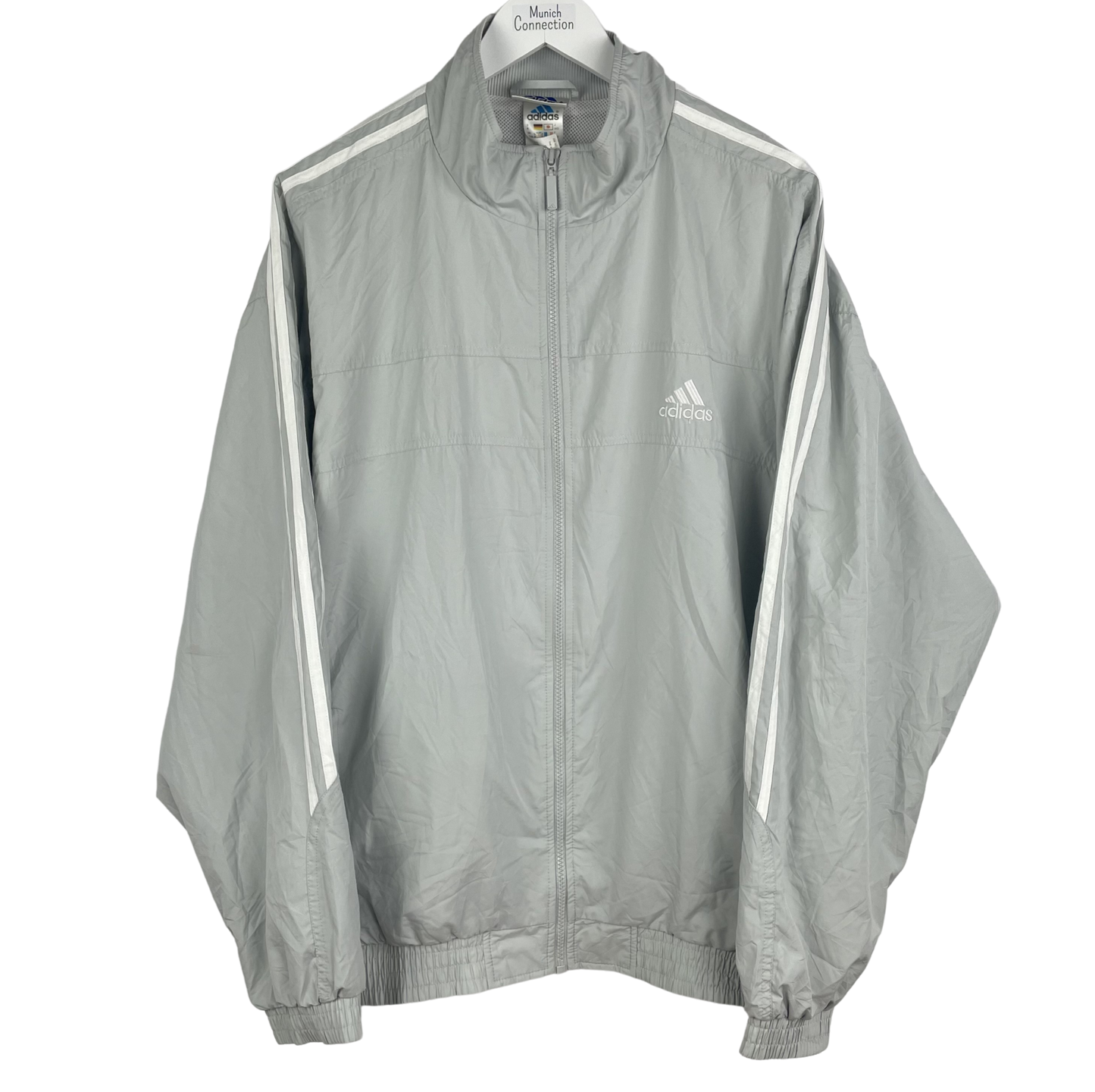 2000s Adidas Windbreaker Hellgrau (XL)