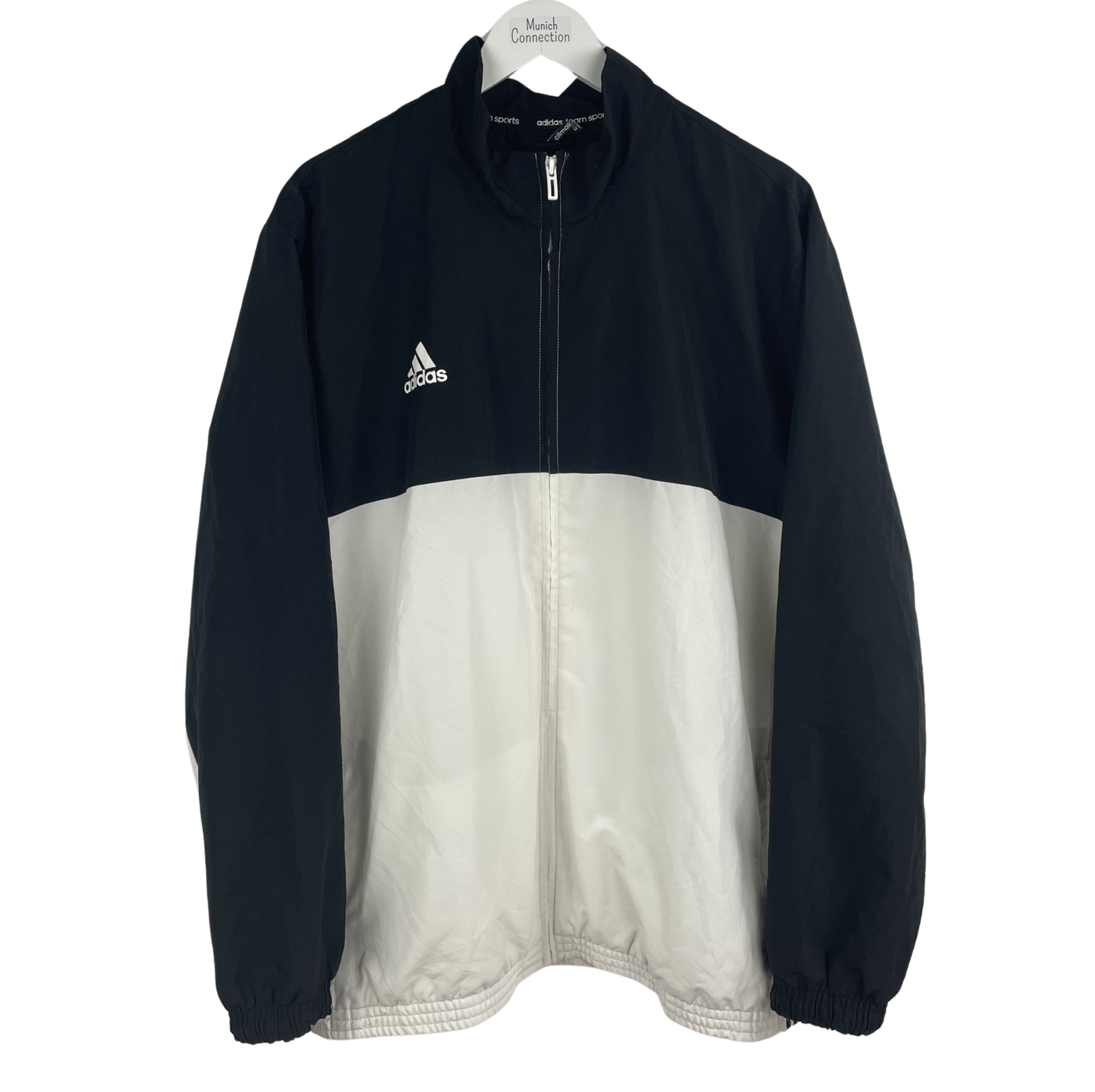 Adidas Team Sports Climalite Jacke Schwarz Weiß (XL)