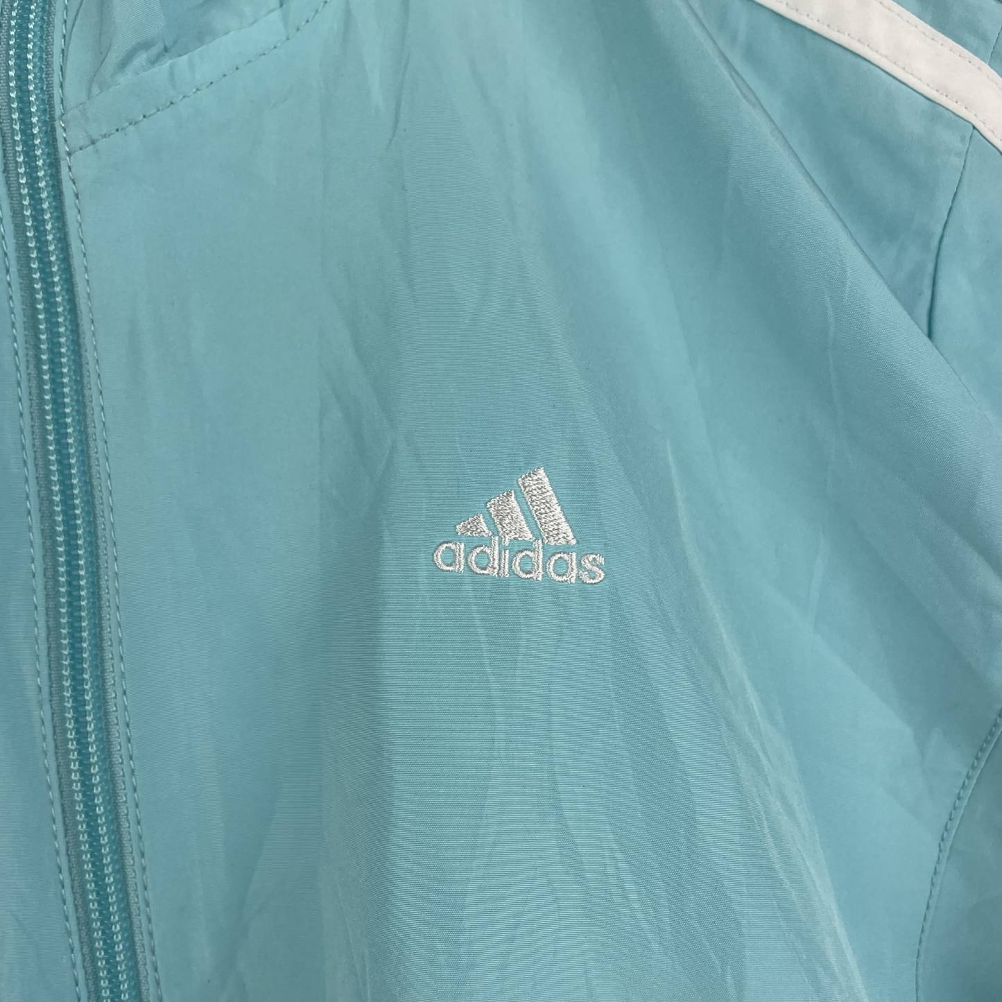 Adidas Windbreaker Türkis Weiß (S)