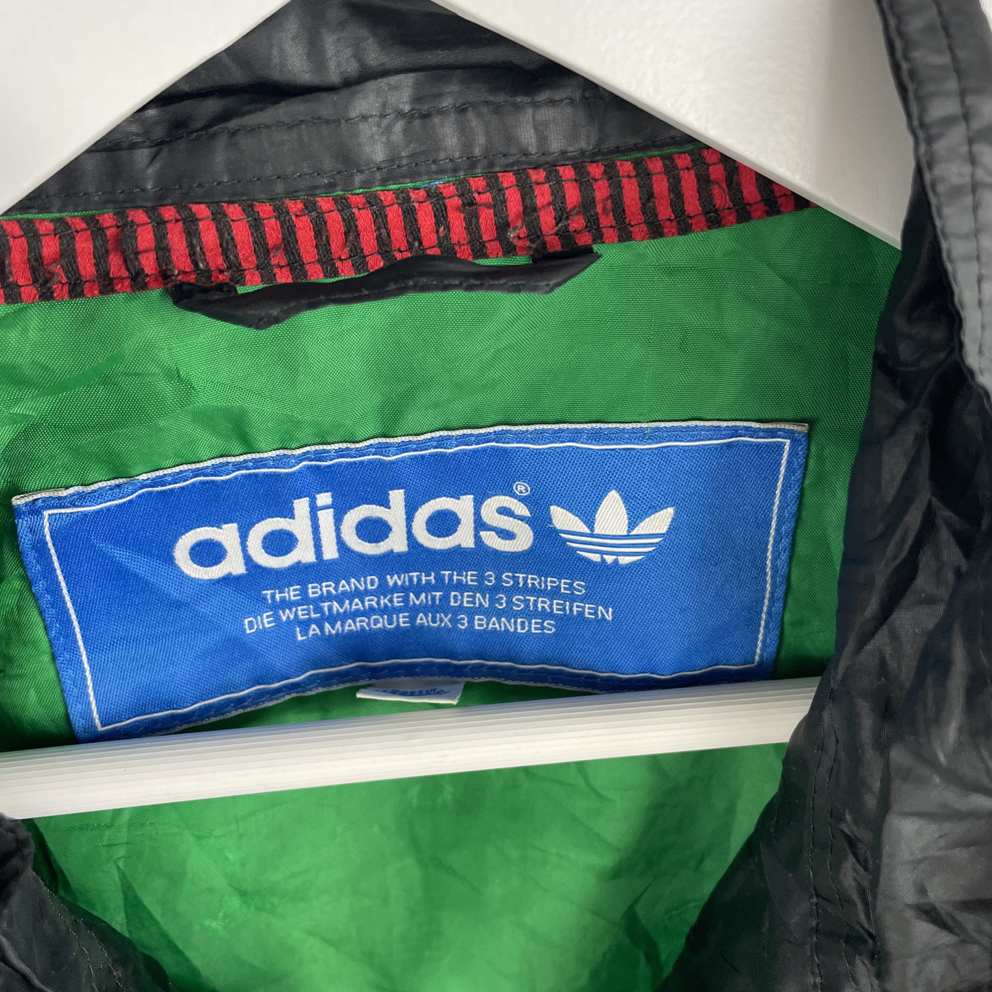Adidas x Vespa Windbreaker Schwarz/Trikolore (S)