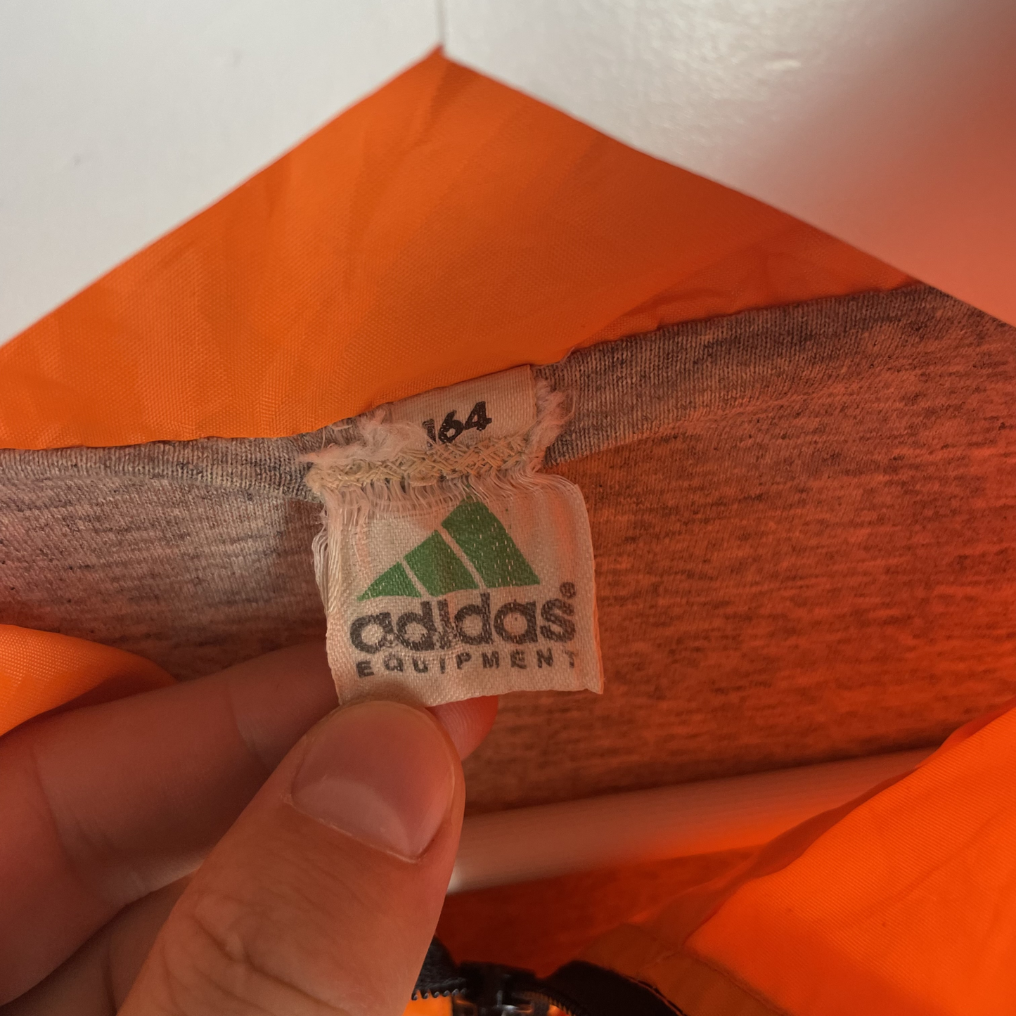 90s Adidas Equipment Windbreaker Orange (L)