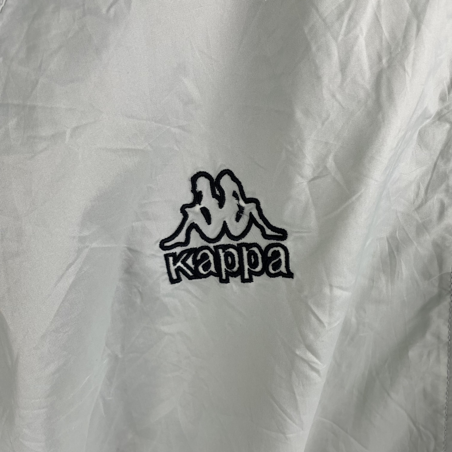 90s Kappa Taped Trainingsjacke Mint Schwarz (L)