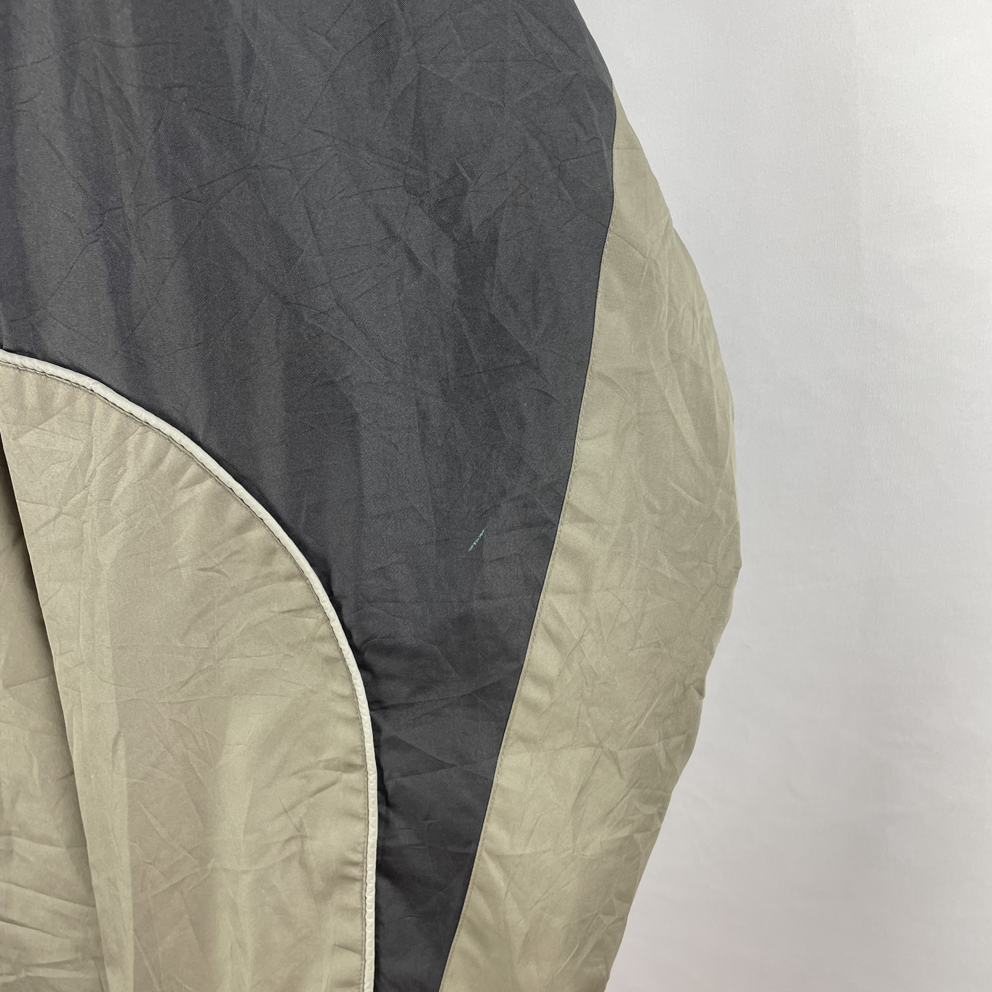 2000s Nike Windbreaker Zweifarbig Khaki/Grau (XL)