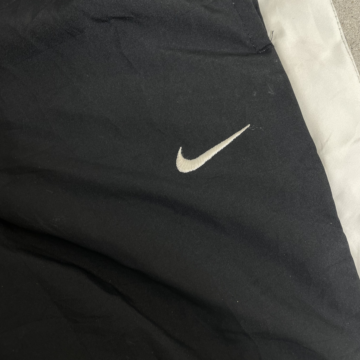 2000s Nike Track Pants Schwarz/Weiß (XXL)