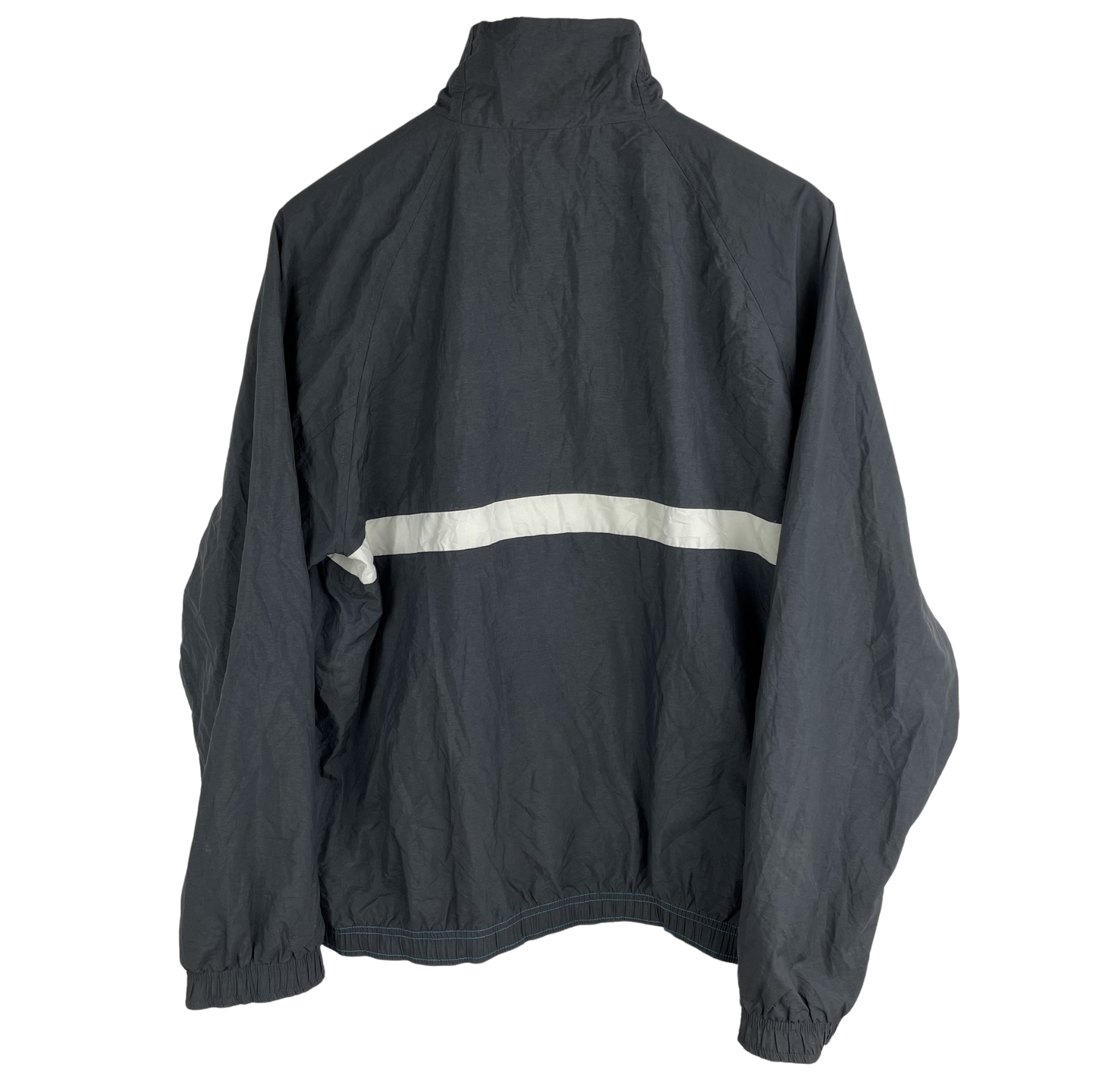 2000s Nike Windbreaker Blau/Schwarz/Weiß (L)