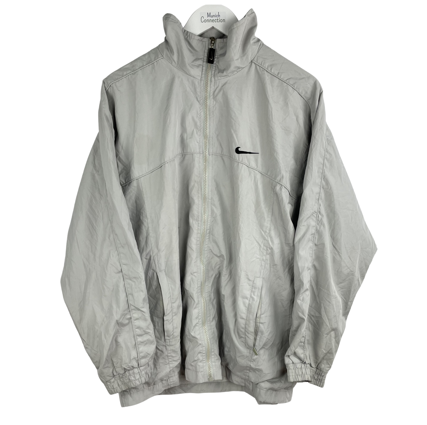 90s Nike Agassi Windbreaker Hellgrau (XL)