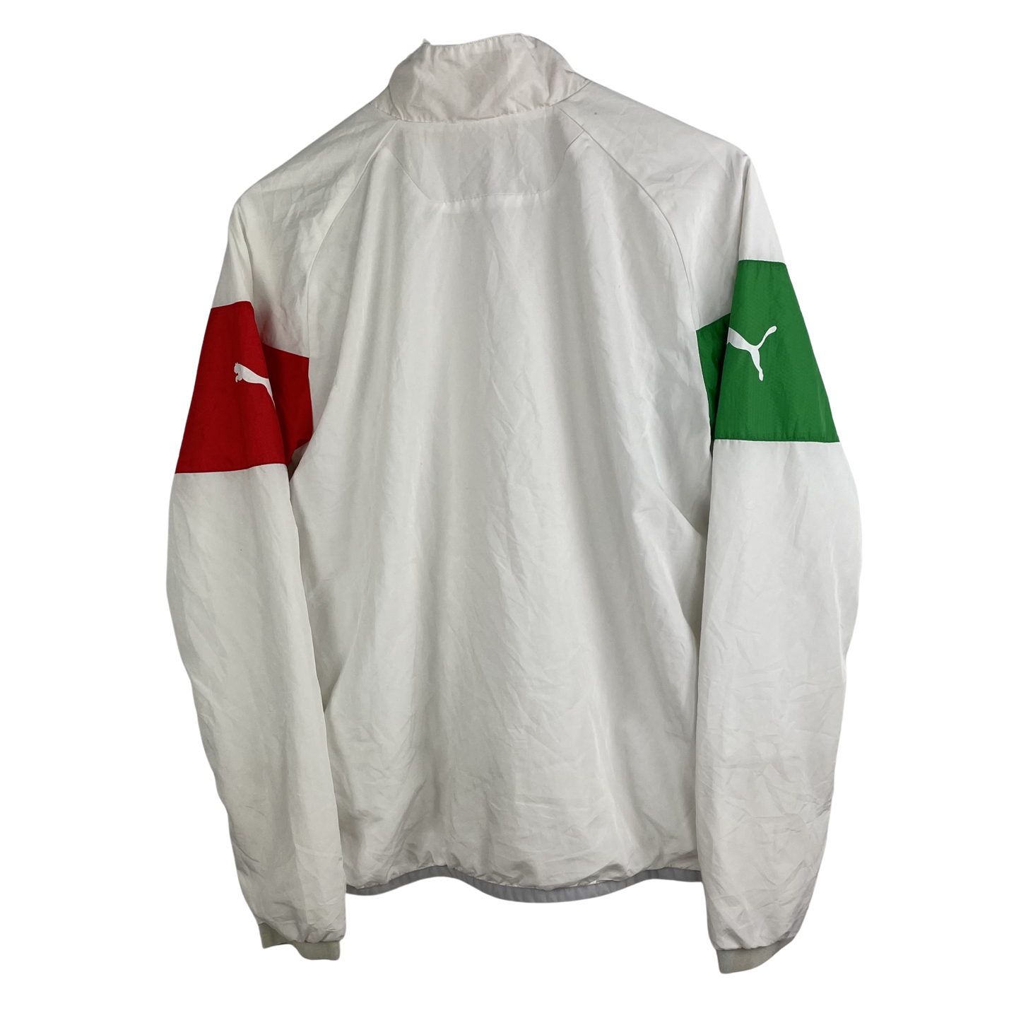 2010s Puma Italien Jacke Tricolore Weiß/Grau (S)