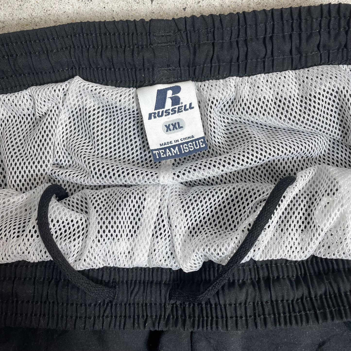 Russell Athletic Trainingshose Schwarz/Weiß (XXL)