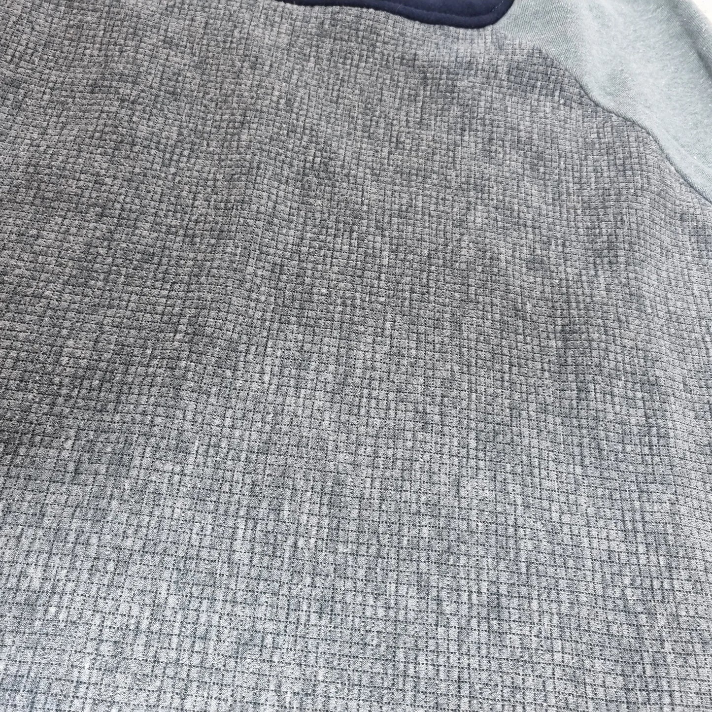 90s Nike Therma-Fit Colorblock Sweatshirt Grey Blue Navy (XL)