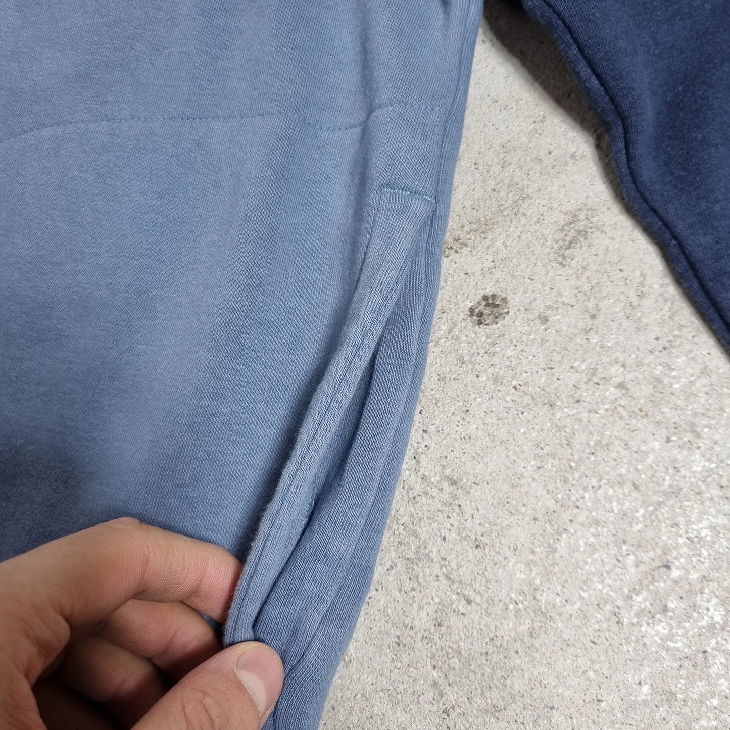 90s adidas Half Zip Sweatshirt Blue Grey (M)