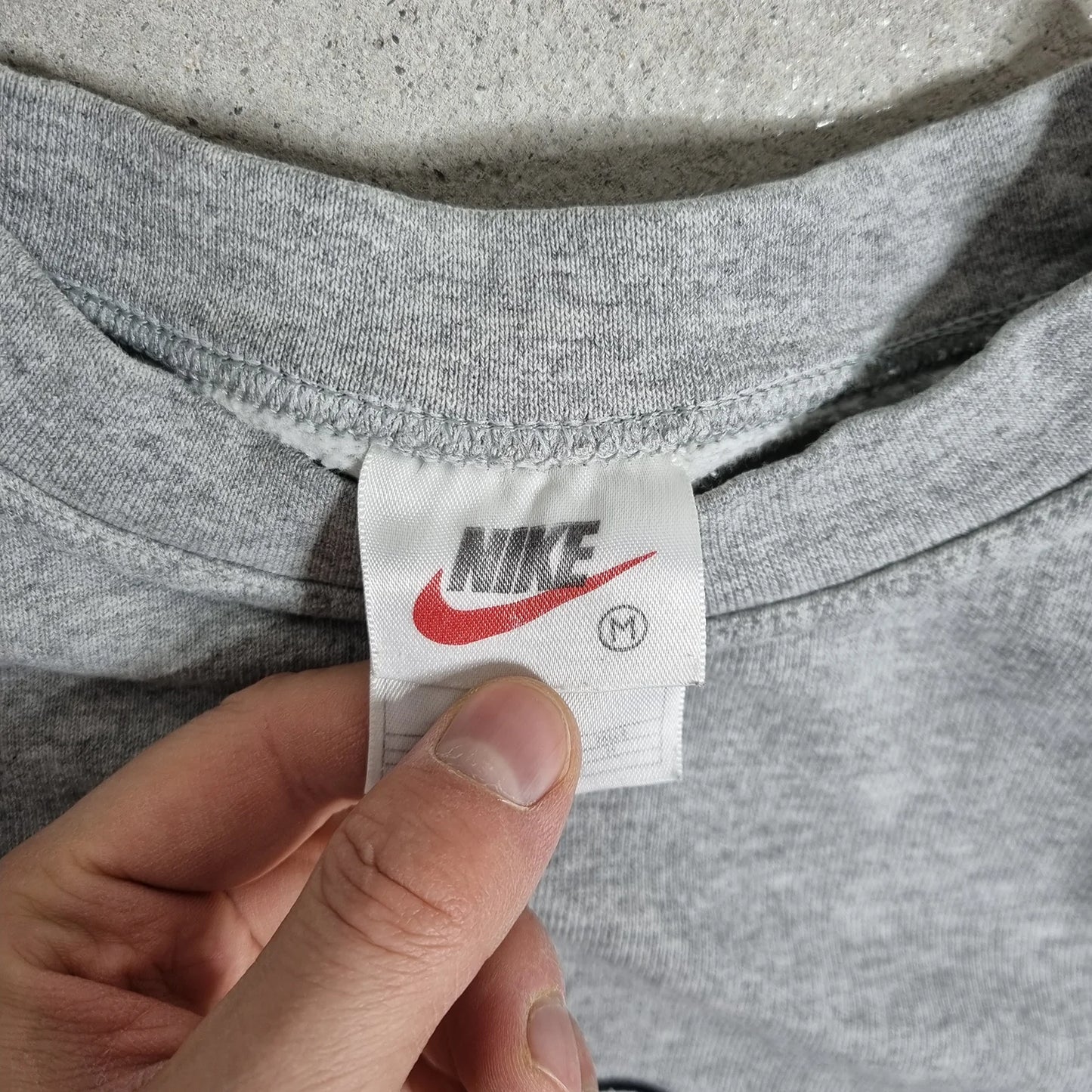 90s NikeTown Chicago Grey Crewneck Sweatshirt (M)