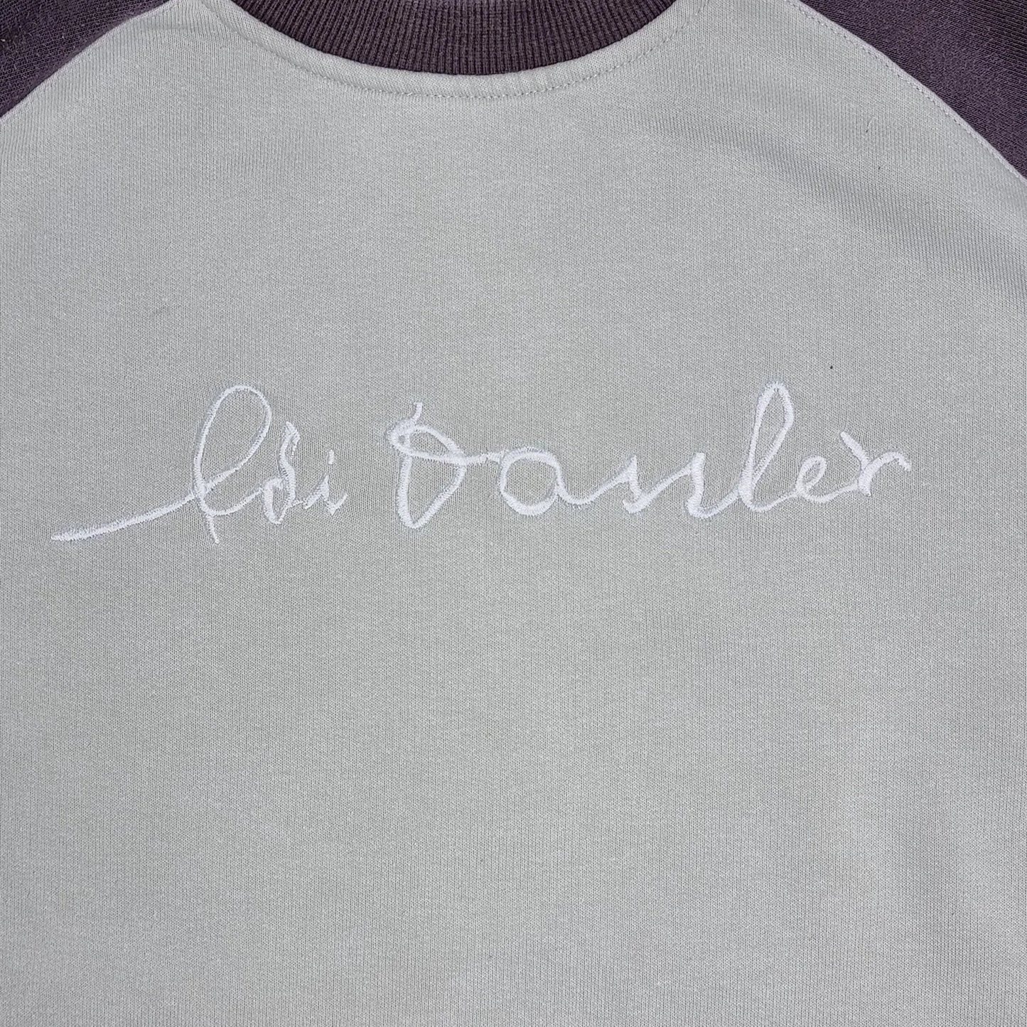 00s adidas “Adi Dassler” Mint & Brown 3-Stripes Crewneck Sweatshirt (L)