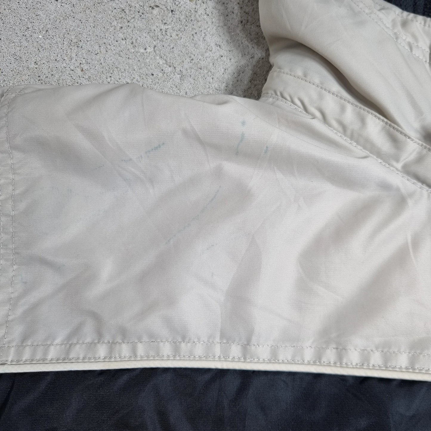 Nike Reversible Fleece Jacket Beige Navy Green – Vintage 2000s Double-Sided Hooded Jacket