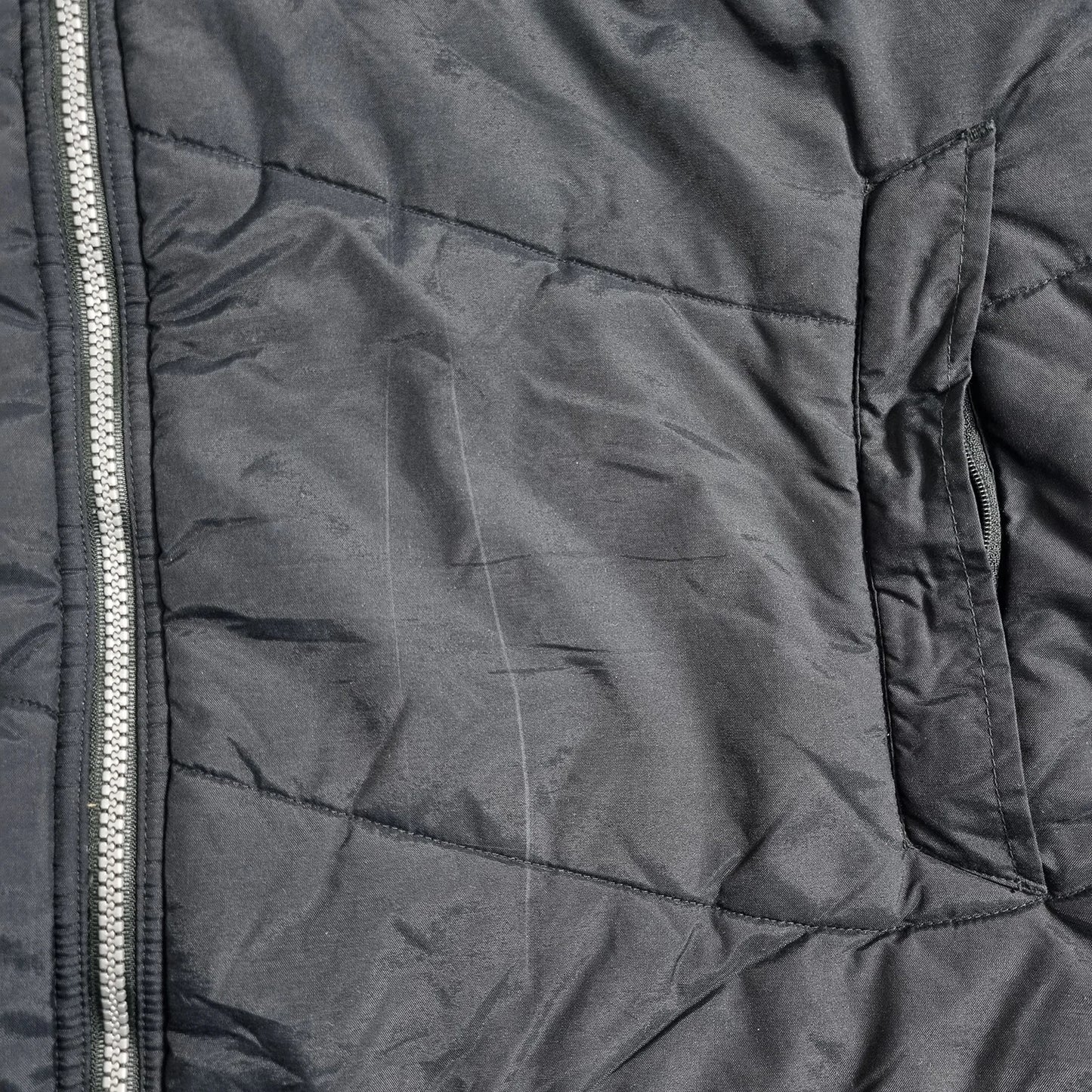 PUMA Cellerator Puffer Jacket Dark Grey / Neon Green – Vintage 2000s Sports Winter Jacket