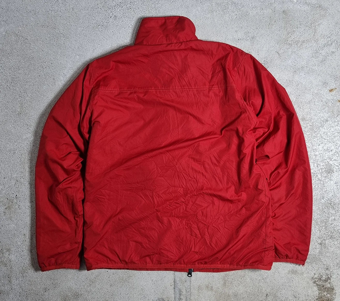Nike Storm-FIT Red Grey Outdoor Jacket – Vintage 2000s Fleece Lined Windbreaker