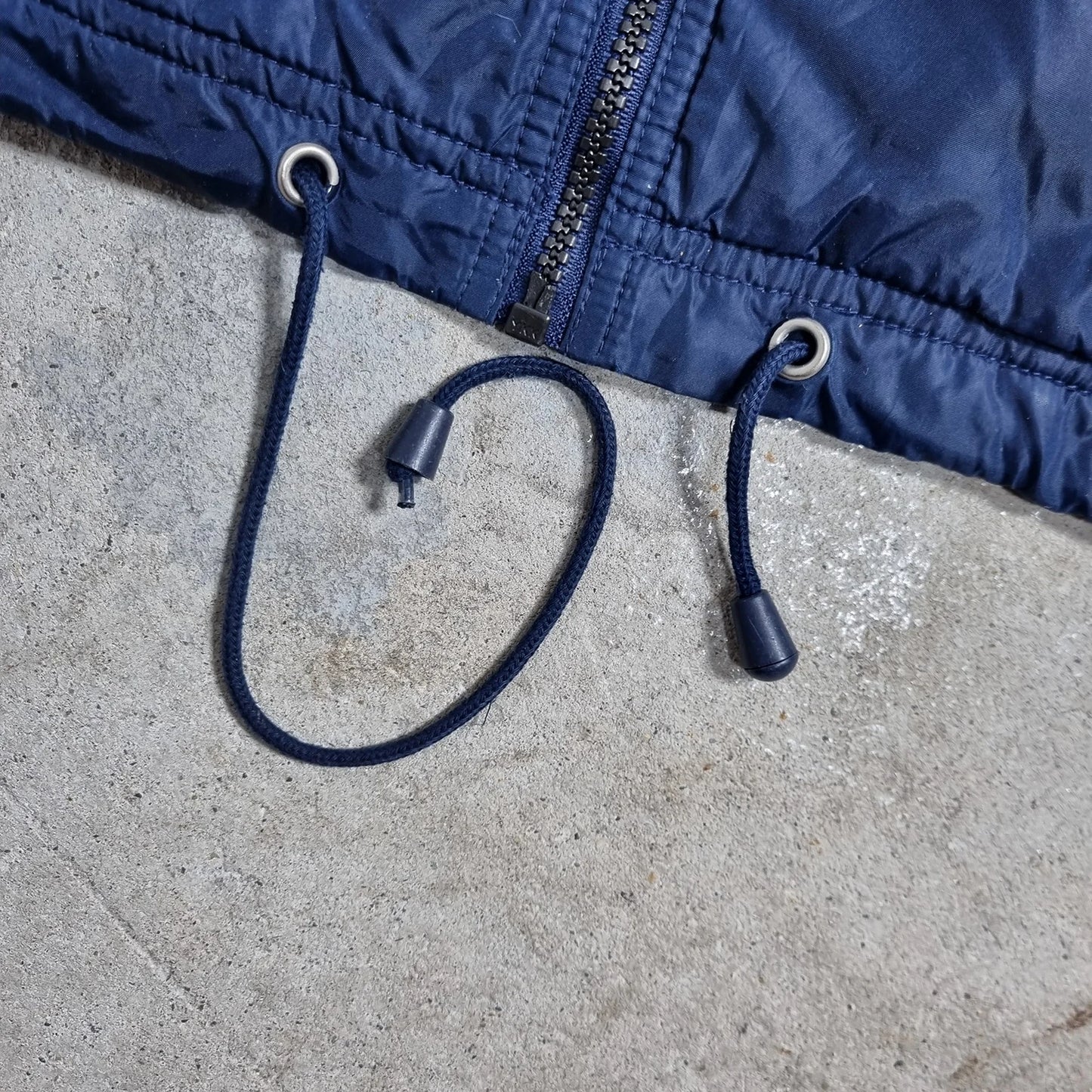 Nike Navy Blue Yellow Windbreaker – Vintage 90s Track Jacket