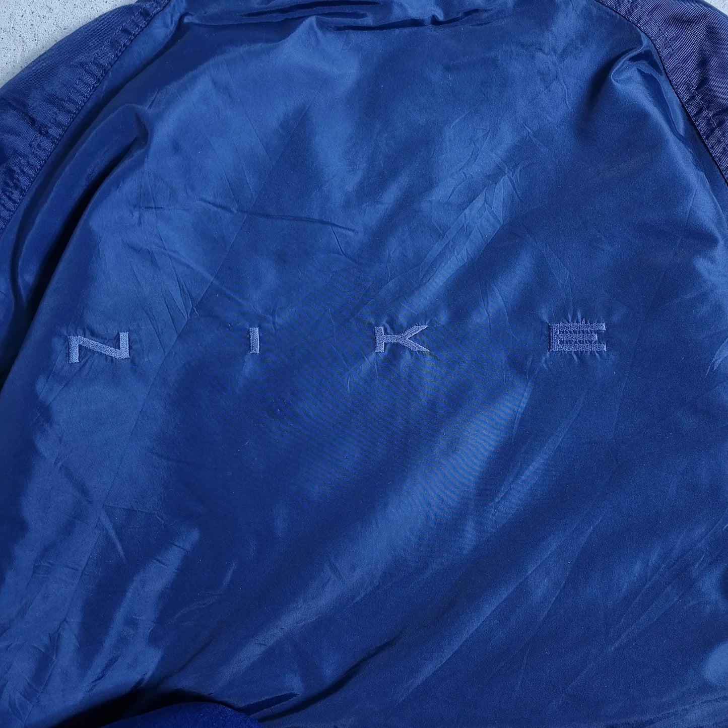 Nike Navy Blue Yellow Windbreaker – Vintage 90s Track Jacket