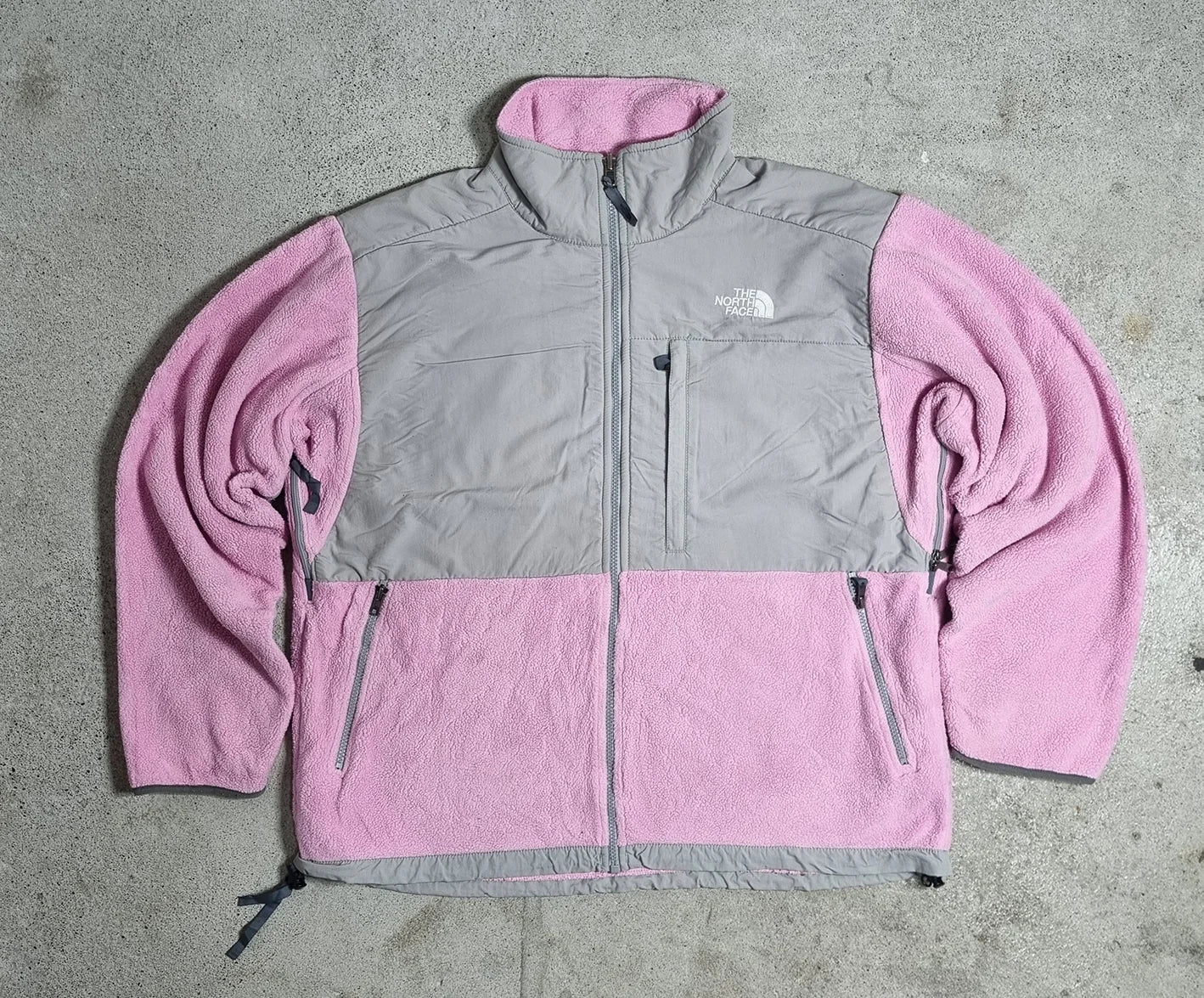 The North Face Denali Fleece Jacket Women’s Pink & Grey (XL)