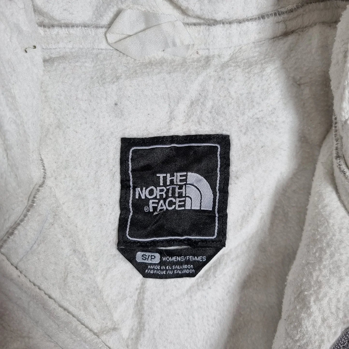 The North Face Denali Hoodie Fleece Jacket Women’s Grey/White (S)