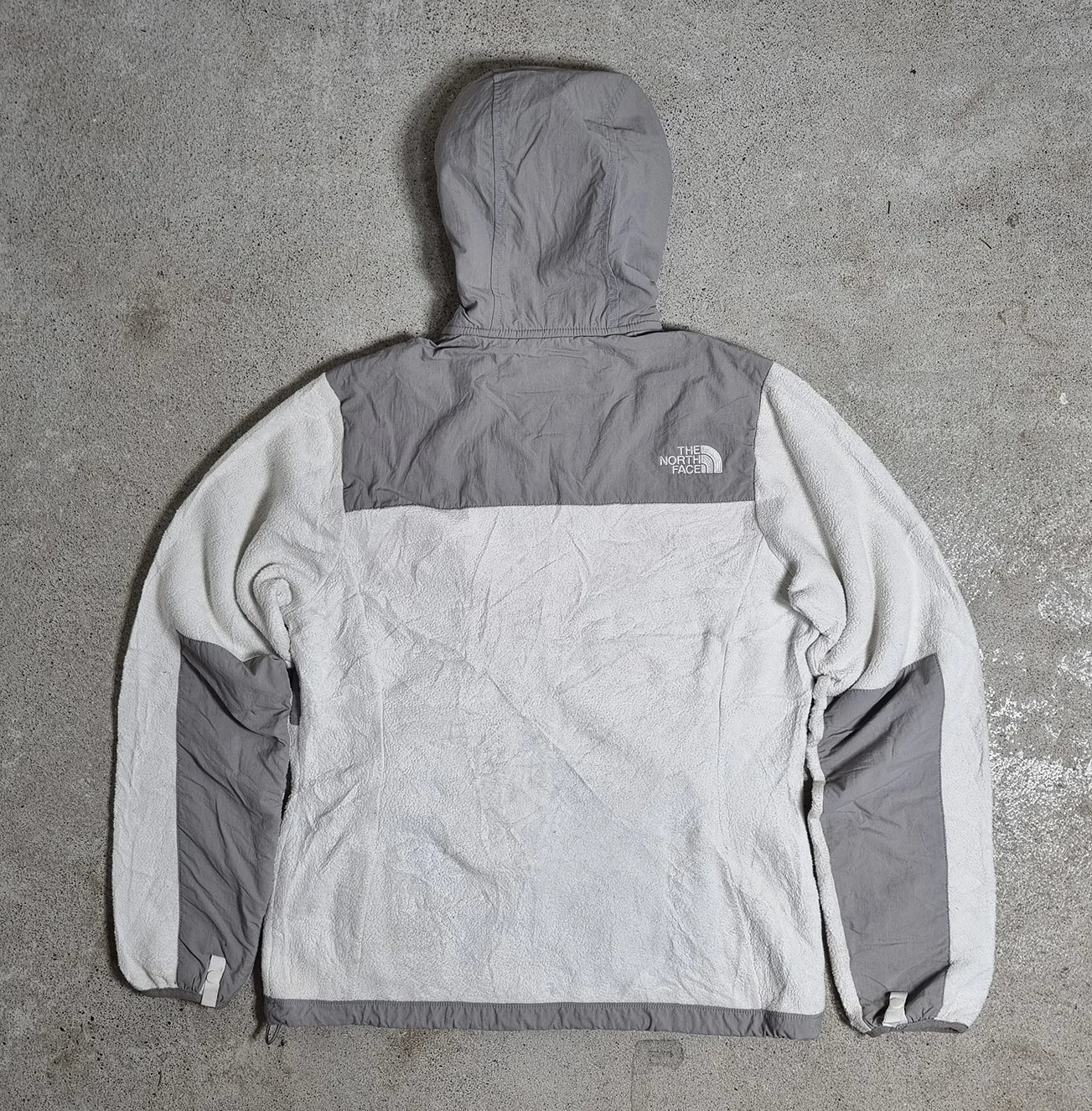 The North Face Denali Hoodie Fleece Jacket Women’s Grey/White (S)