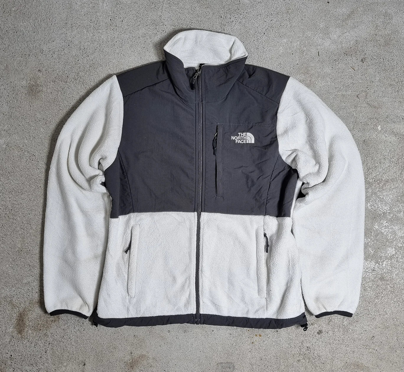 The North Face Denali Fleece Jacket Women’s White/Grey (S)