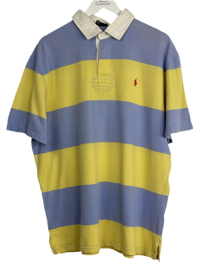 Ralph Lauren Poloshirt Lila Gelb (XL)