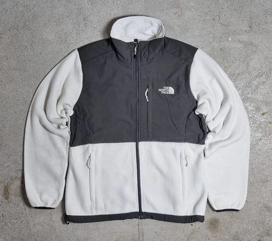 The North Face Denali Fleece Jacket Men’s White/Grey (M)