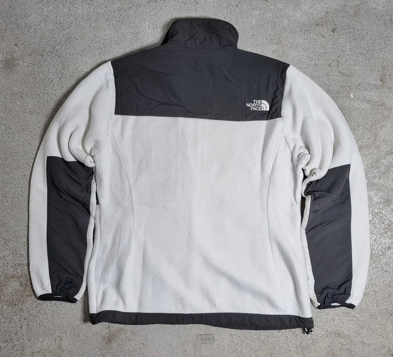 The North Face Denali Fleece Jacket Men’s White/Grey (M)