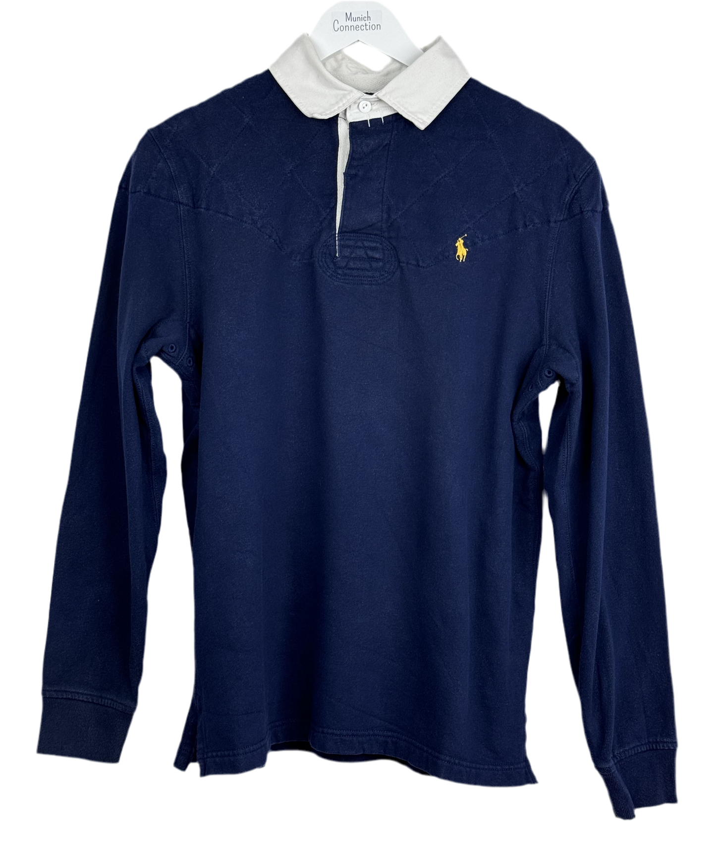 Ralph Lauren Langarmpolo Dunkelblau (M)