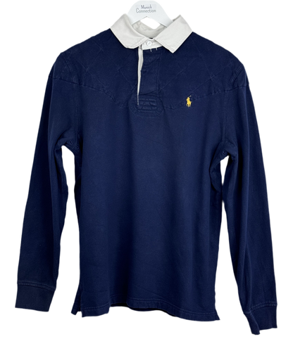 Ralph Lauren Langarmpolo Dunkelblau (M)