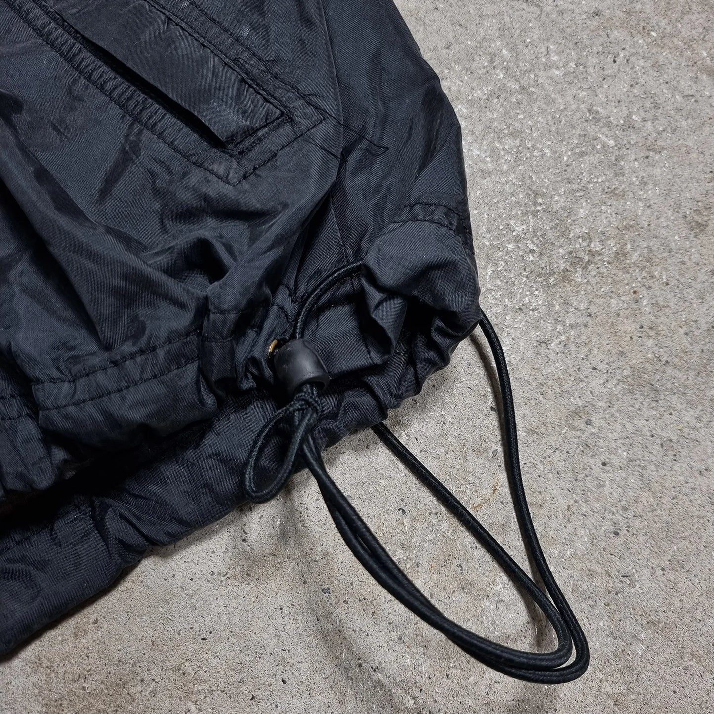 Nike Reflective Swoosh Windrunner – Vintage 2000s Navy Windbreaker Jacket