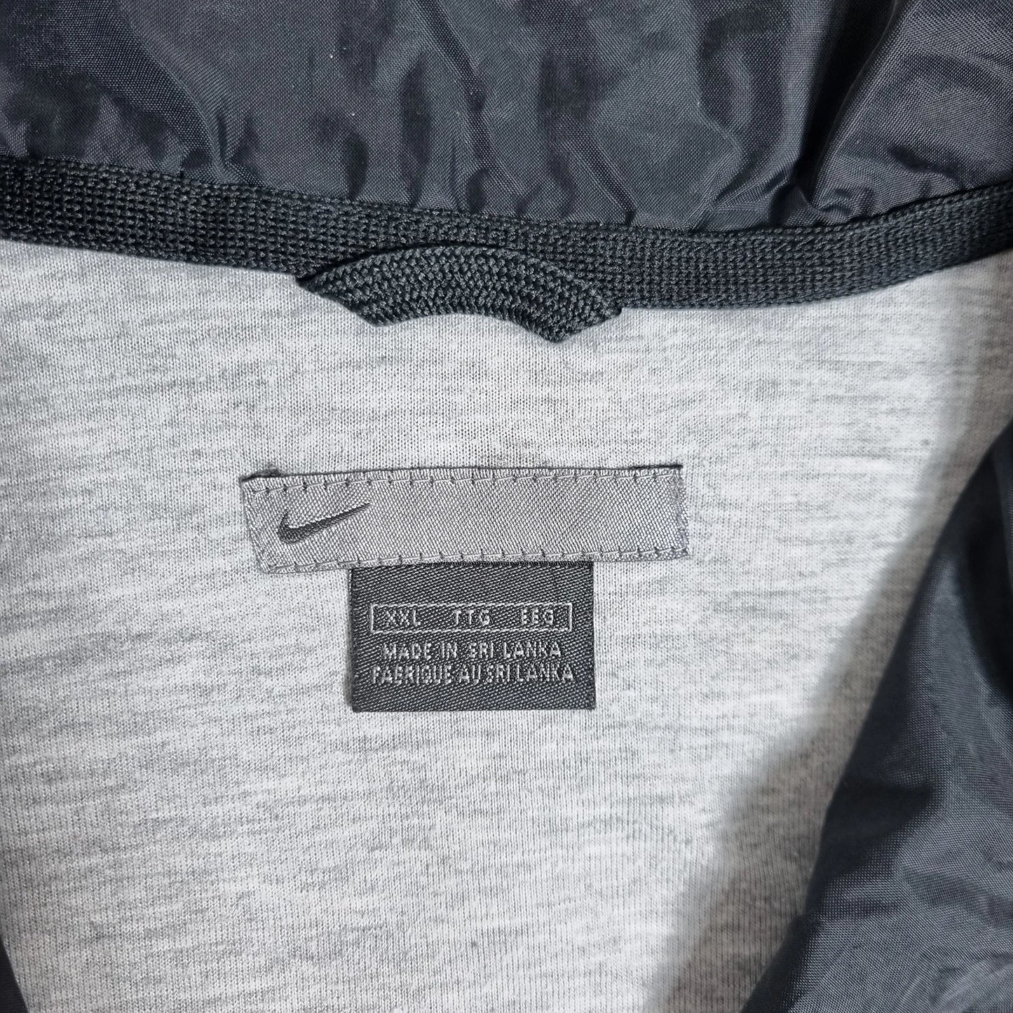 Nike Reflective Swoosh Windrunner – Vintage 2000s Navy Windbreaker Jacket