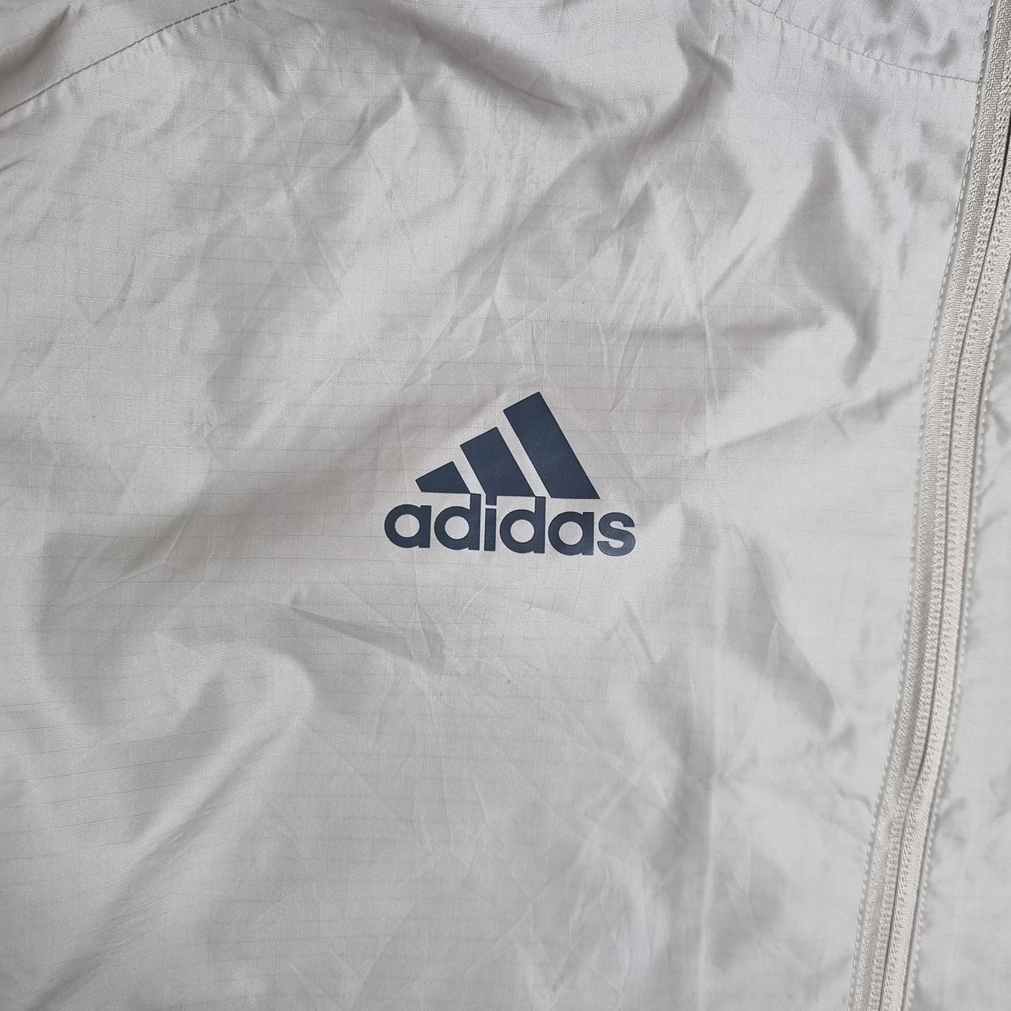 Adidas Ajax Amsterdam Windbreaker Beige – Climastorm 3-Stripes Jacket 2XL