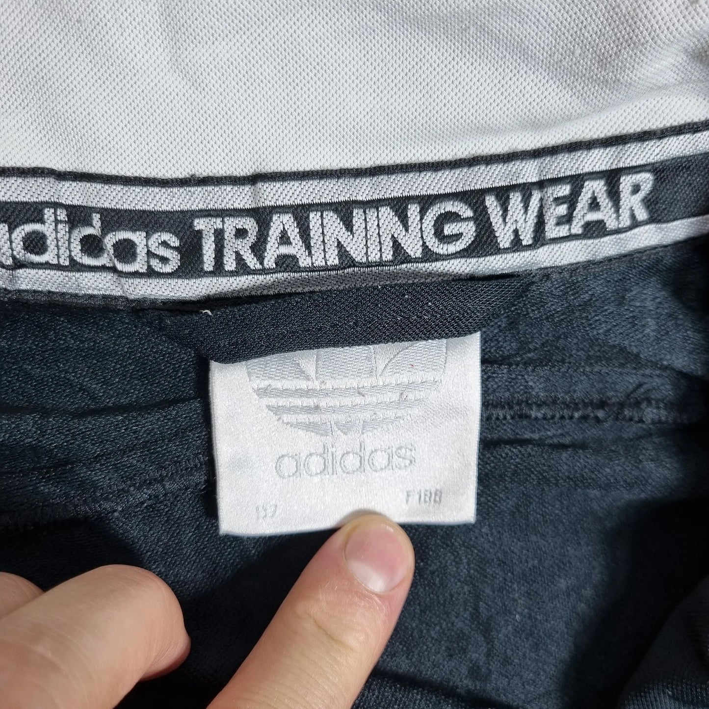 Adidas Training Wear Track Jacket – Vintage 80s/90s Navy White Red Trefoil