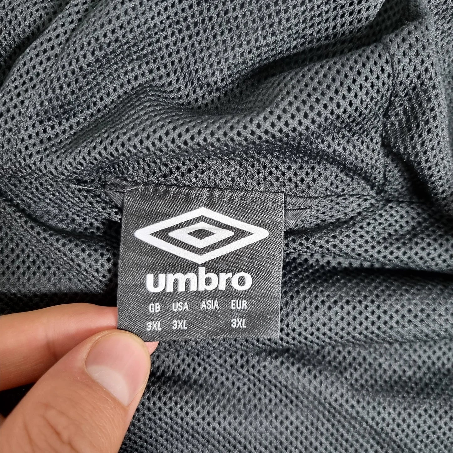 Umbro West Ham United Windbreaker Jacket – Official Teamwear 3XL Grey/Burgundy