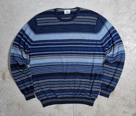 Lacoste Woolmark Vintage Striped Sweater Blue Gradient (M)