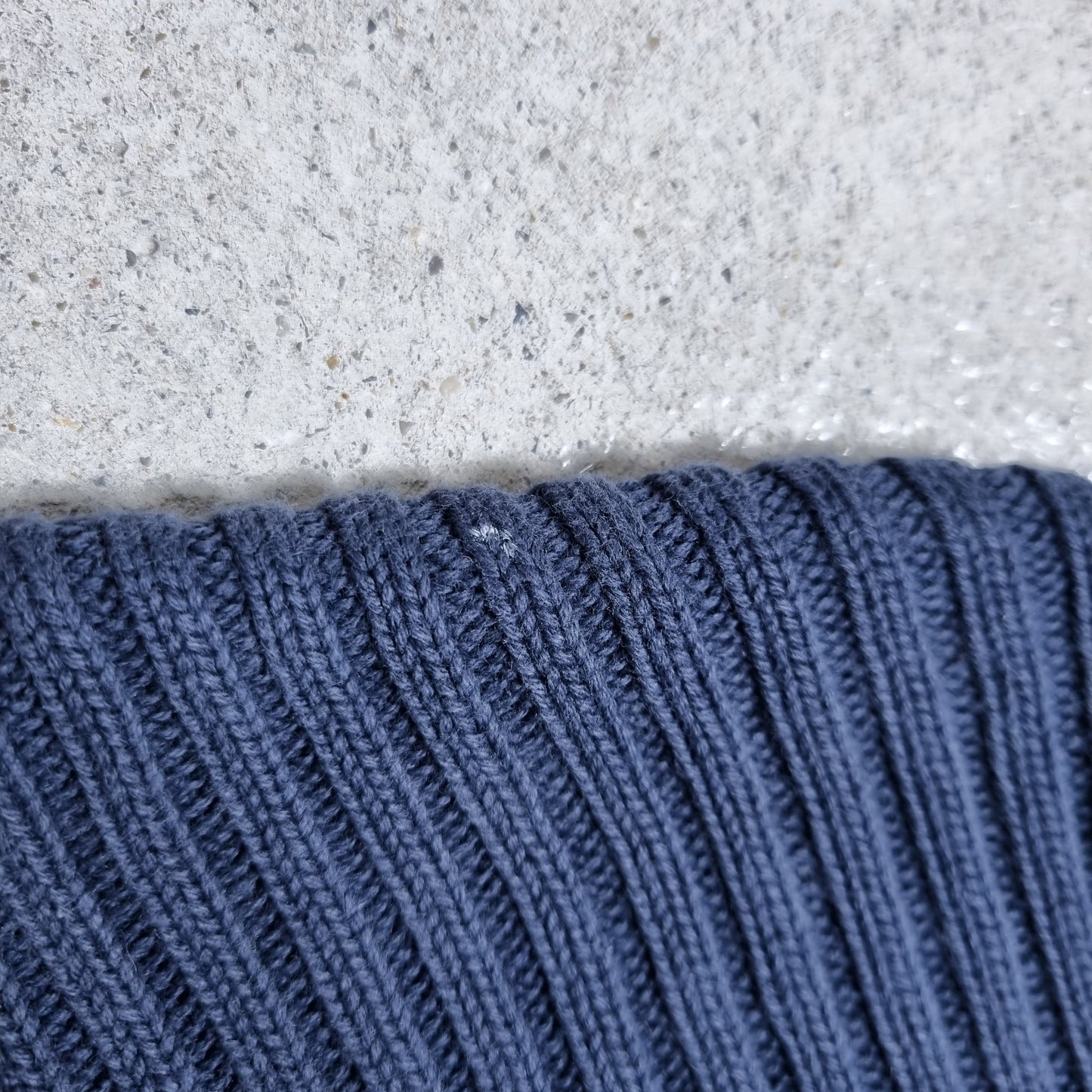 90s/00s Ralph Lauren Polo Jeans Rib Half-Zip Sweater Navy/Grey (XL)