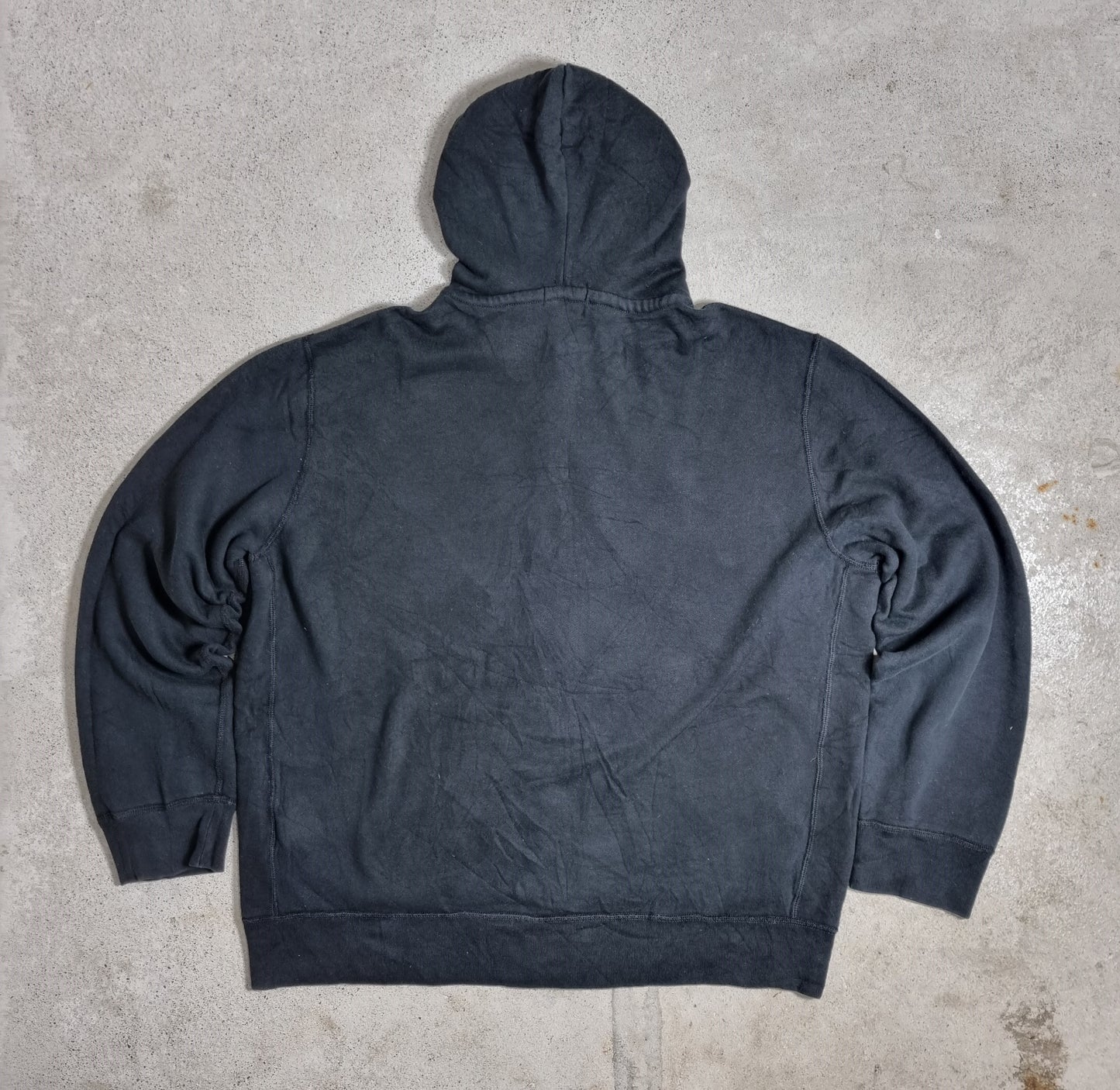 2010s Ralph Lauren Polo Zip Hoodie Schwarz Red Pony (XXL)