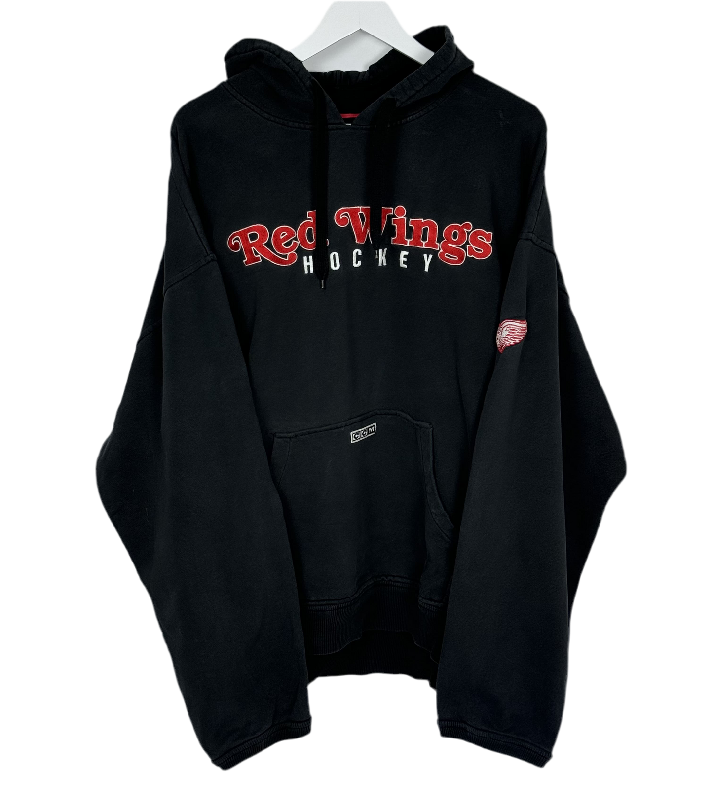 NHL Red Wings Hockey Hoodie Schwarz (XXL)