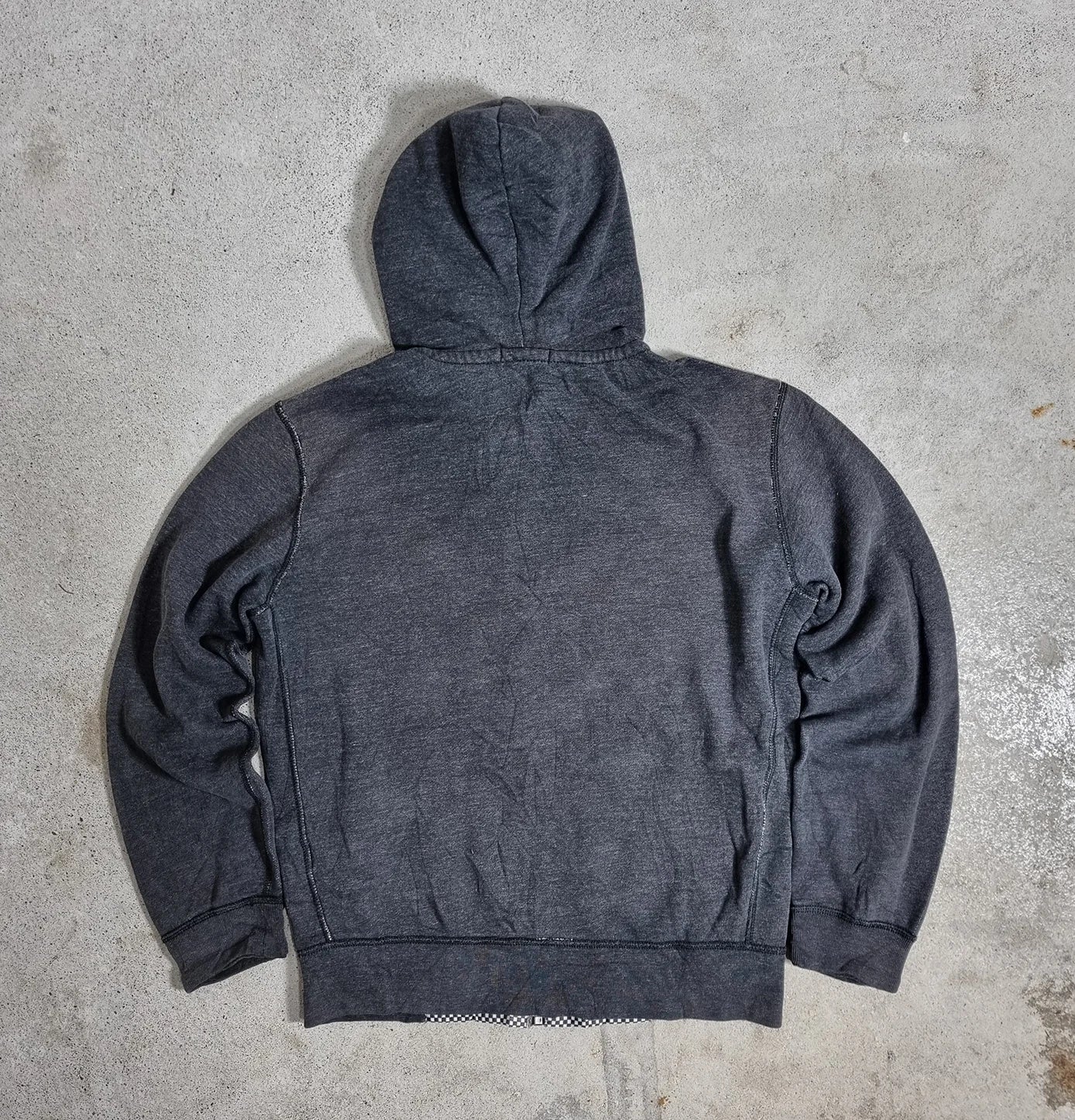 Polo Ralph Lauren Zip Hoodie Charcoal Red Pony (M)