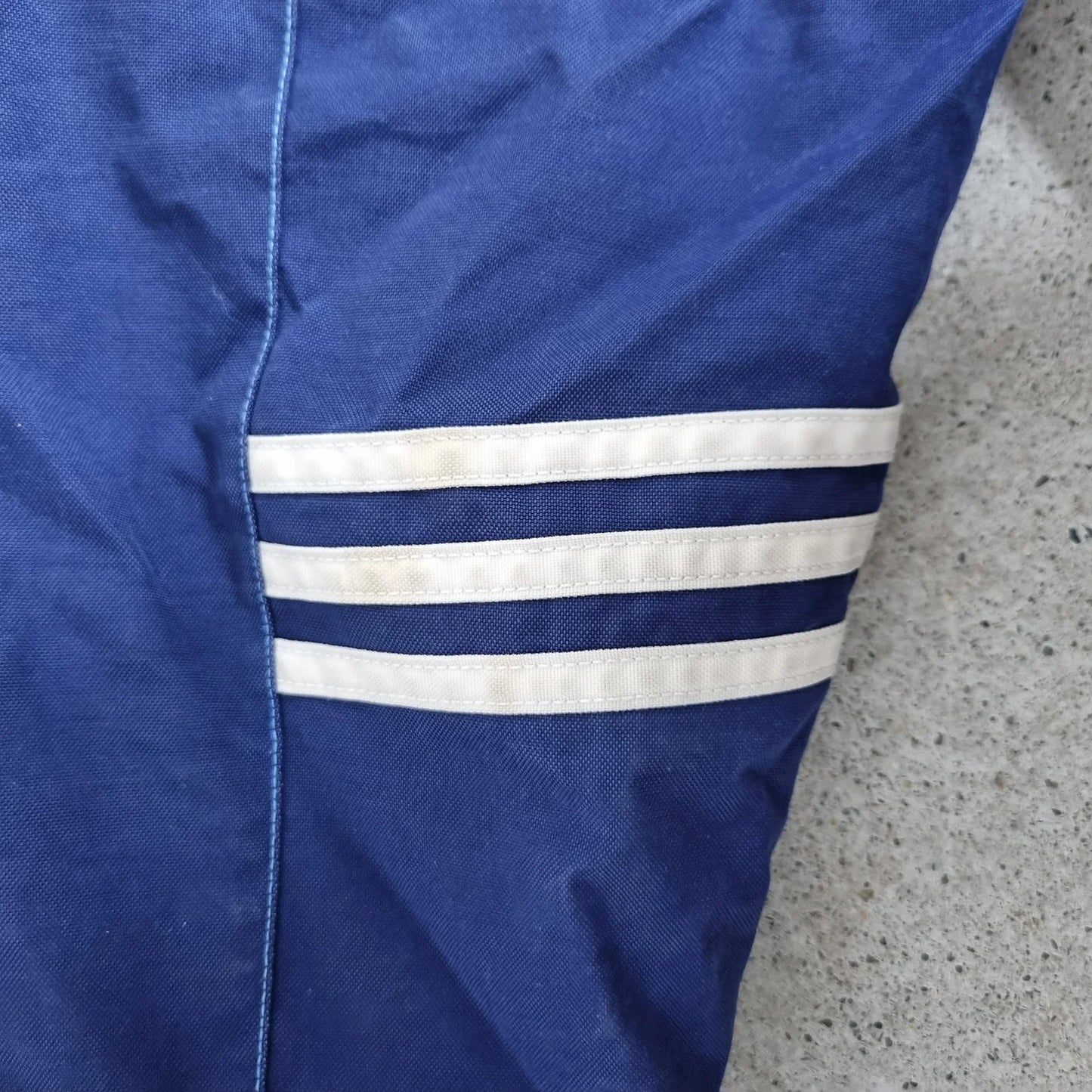 2000s adidas Performance Utility Outdoor Jacket Navy 3-Stripes (L)