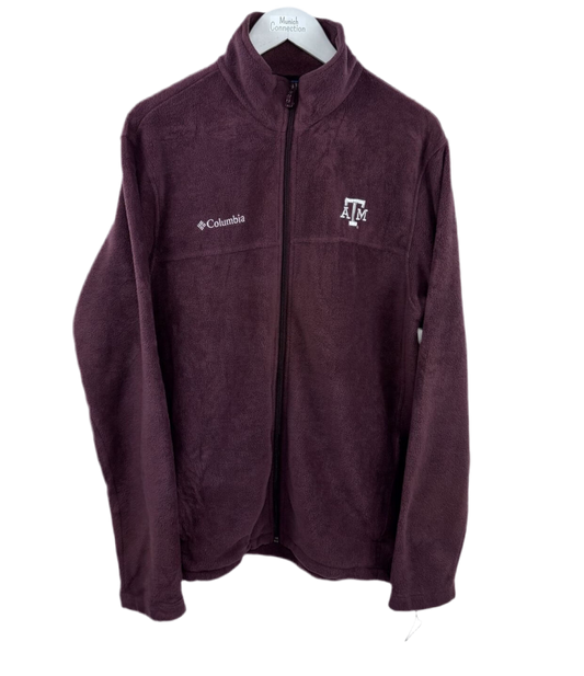 Columbia Zip Jacke Fleece Rot (L)