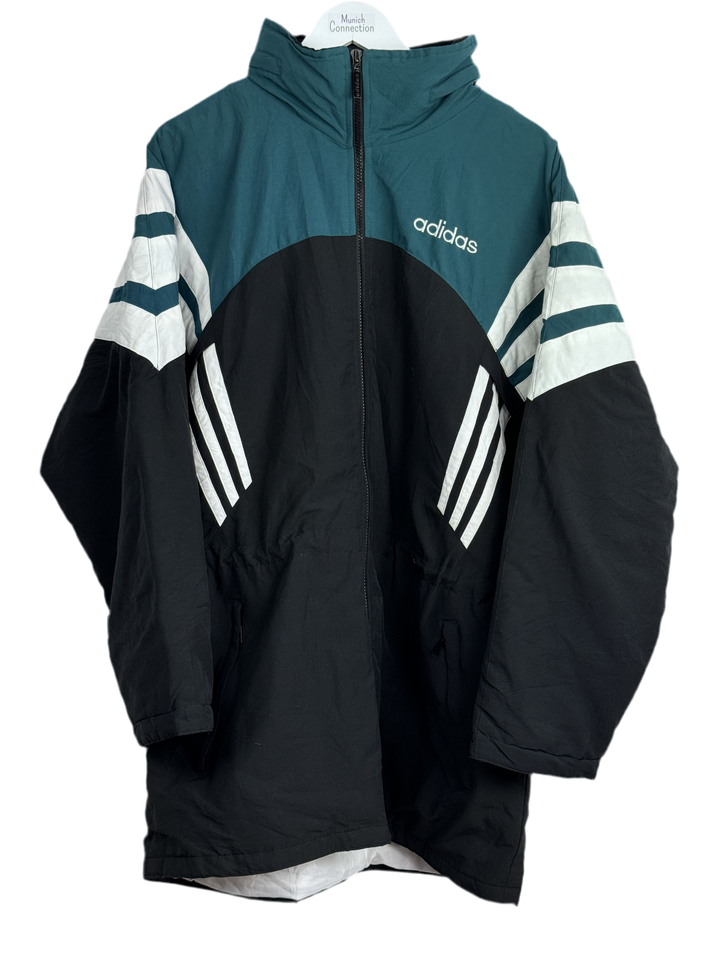 Adidas Jacke Schwarz Grün (7/XL)