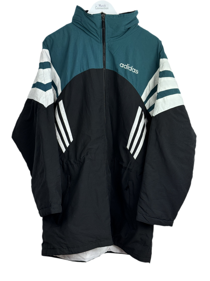 Adidas Jacke Schwarz Grün (7/XL)